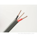 2*2.5 mm2+1.5 mm2 cables planos eléctricos estándar